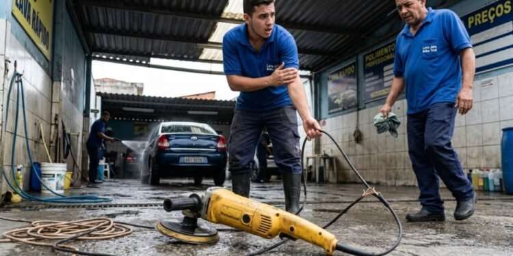 O proprietário Marcos planejava aumentar o faturamento do seu lava-jato oferecendo serviços de estética automotiva.