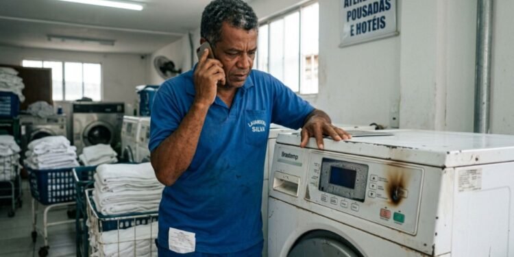 Para viabilizar a expansão sem comprometer todo o capital de giro, o empresário adquiriu uma lavadora industrial seminova por R$ 14 mil.