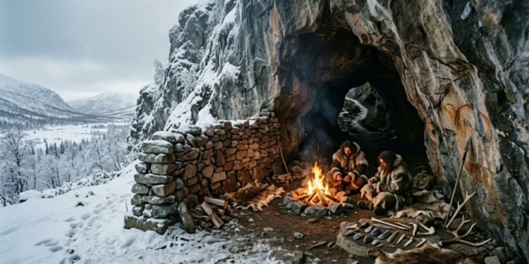 O clima extremo do planeta forçava as famílias a buscarem refúgio contra tempestades e temperaturas congelantes em vales isolados