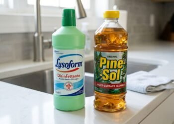 Lysoform ou Pinho Sol: qual desinfetante protege mais a sua casa e elimina mais germes