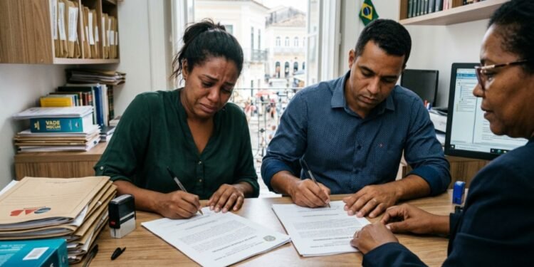 O choque veio na semana em que o término do casamento foi formalizado de forma definitiva