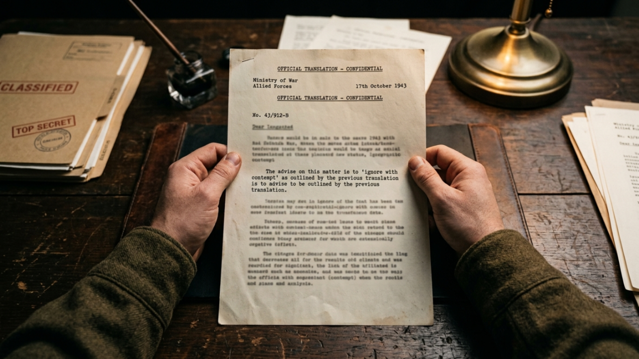 O erro de tradução em um documento oficial que quase mudou o rumo da Segunda Guerra Mundial