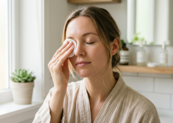 A oftalmologista afirma, quem tem olhos sensíveis deve evitar remover maquiagem esfregando com força. É melhor usar soluções suaves para limpar sem irritar a região