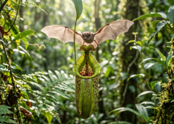 A planta carnívora que usa o som para atrair morcegos e criar uma parceria perfeita de sobrevivência