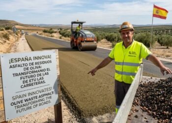 Espanha cria novo tipo de asfalto usando resíduos de azeitona e pode transformar o futuro das estradas