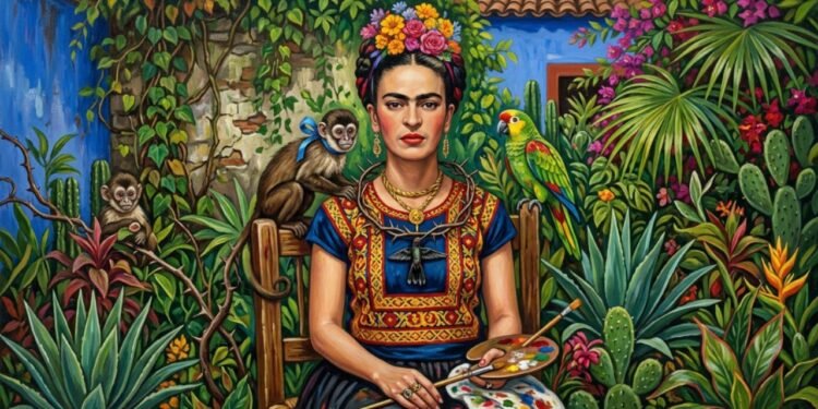 Além disso, o próprio pai da artista era fotógrafo profissional e registrou a filha desde a infância na Casa Azul