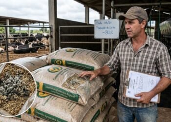 Criador de gado de leite adquire 5 toneladas de ração concentrada em cooperativa, as vacas apresentam intoxicação alimentar severa com queda de 80% na produção de leite por duas semanas e o laudo veterinário comprova presença de fungos no lote do alimento