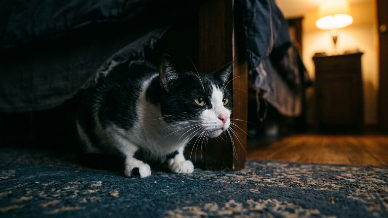 gato preto e branco