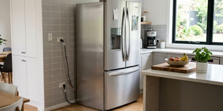 A parte traseira do refrigerador precisa de circulação de ar constante para liberar o calor retirado do ambiente interno