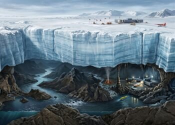 Cientistas perfuram o gelo da Antártica e encontram um mundo escondido a quilômetros de profundidade