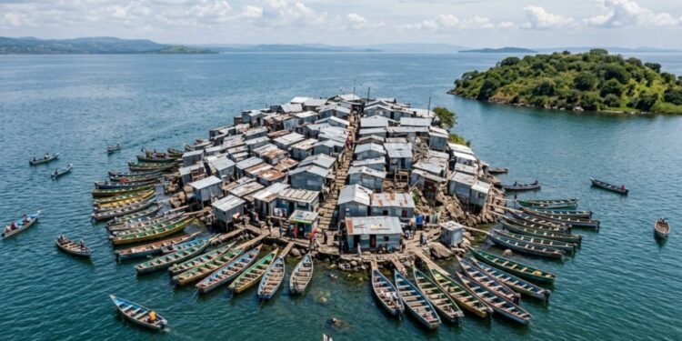 Dois homens decidiram montar acampamento ali em busca de águas profundas e fartas de peixes valiosos para o comércio