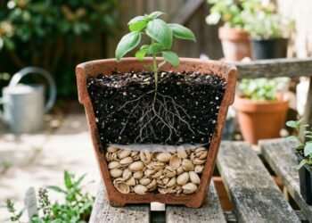 Como usar cascas de pistache no jardim para proteger e adubar suas plantas