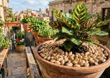 Como usar cascas de pistache no jardim para proteger e adubar suas plantas
