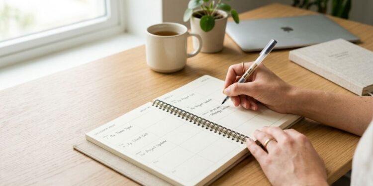 Anote todos os seus compromissos diários em uma agenda física ou no aplicativo do celular para não perder os horários de vista