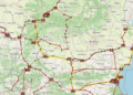 Mapa do Império Romano, na versão do Google Maps: Quanto tempo você levava, há 2.000 anos, para ir de Constança a Sarmizegetusa?
