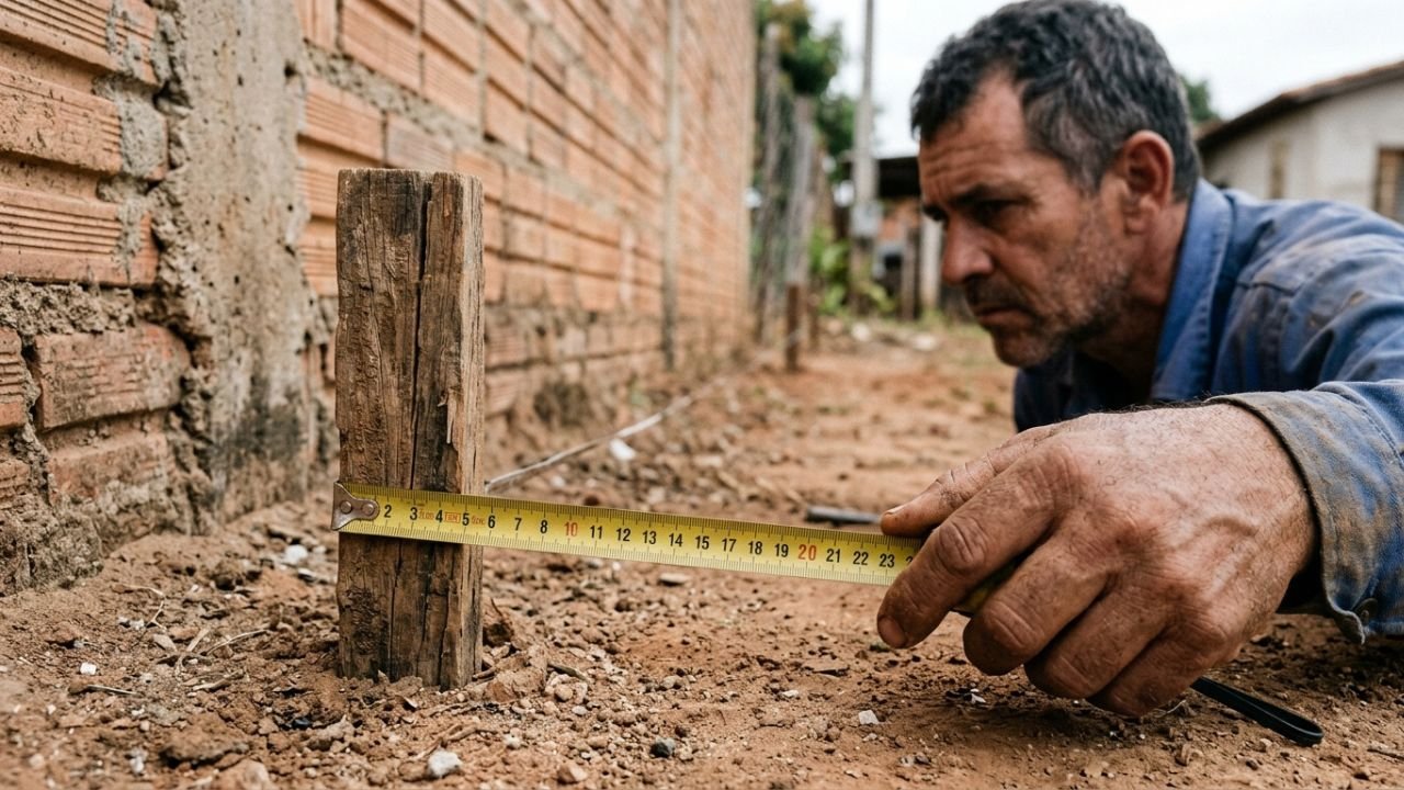 muro na propriedade do vizinho