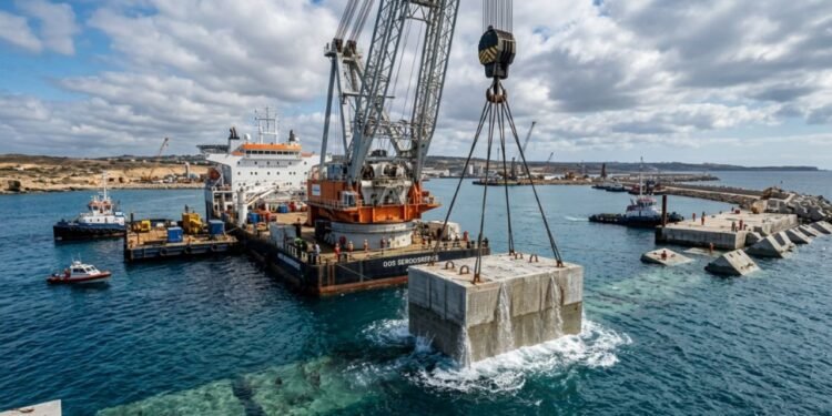 A nova rota possui dezoito quilômetros de extensão total, ligando a ilha alemã de Fehmarn até a costa dinamarquesa em Lolland