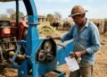 Pequeno pecuarista compra picadeira de forragem seminova por R$ 14 mil para preparar a silagem do gado no período de seca, o motor trava no segundo dia de uso devido a dentes moídos na engrenagem interna e o revendedor recusa o conserto