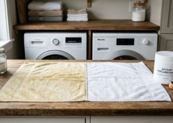 Como usar o percarbonato de sódio para lavar roupas brancas e coloridas