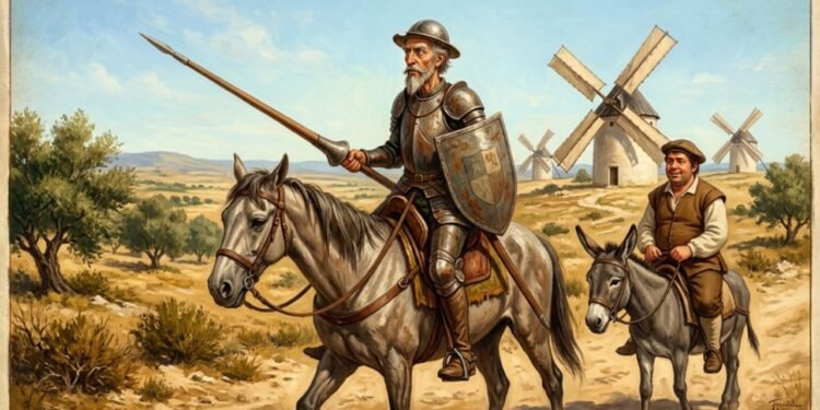 O herói da triste figura afirma categoricamente que vale a pena arriscar a própria vida por esse ideal supremo