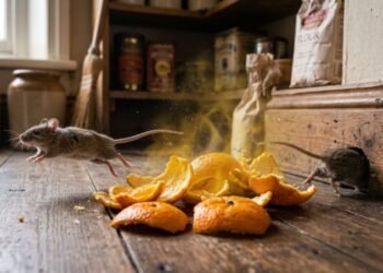 O truque da casca de laranja para afastar ratos da sua casa de forma simples