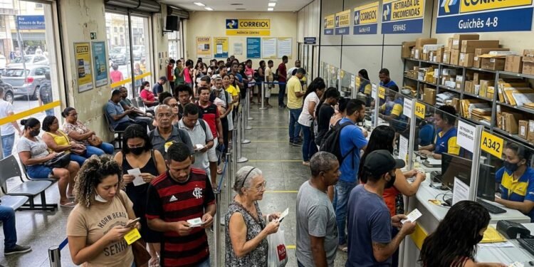 retirar encomenda nos Correios