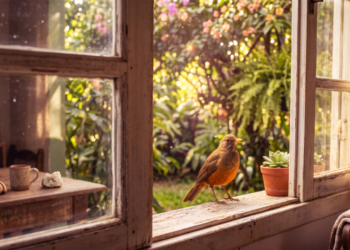 O que significa quando um Sabiá aparece na sua casa?