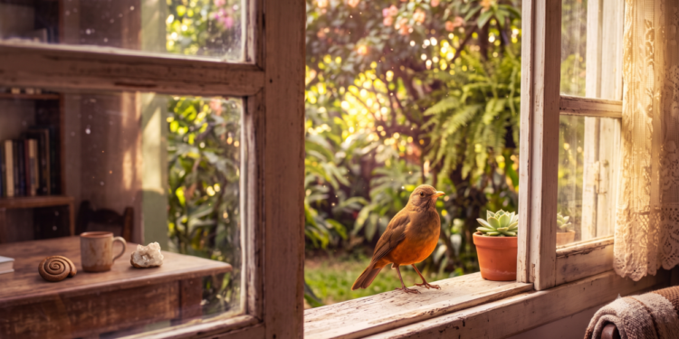 O que significa quando um Sabiá aparece na sua casa?