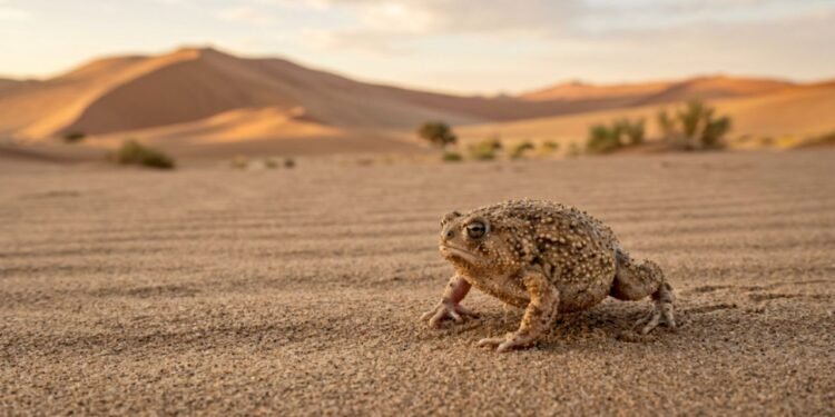 O animal conhecido pelo nome científico Breviceps namequensis ou sapo-da-chuva-de-namaqua chama a atenção de todos pelo formato do corpo