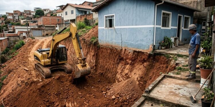 O comerciante Carlos juntou economias durante anos para realizar uma grande ampliação em sua residência urbana