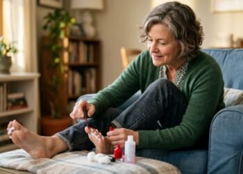 As cores de esmalte que mais favorece os pés das mulheres acima de 50 anos