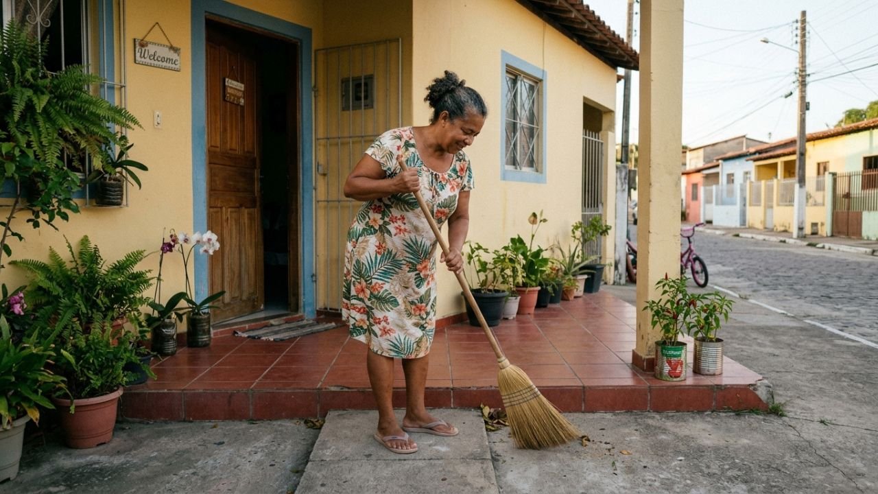 vassoura para piso cerâmico