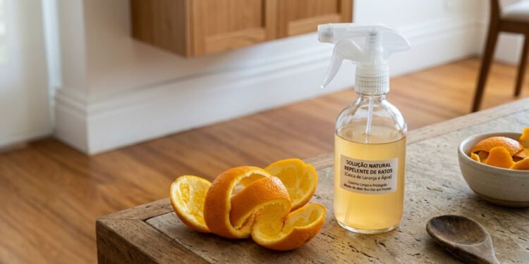 A extração concentrada dos óleos essenciais da fruta exige uma combinação simples com solventes comuns de uso doméstico diário