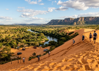 No “Deserto das Águas”, no Tocantins, mais de 20 nascentes escondem águas onde é impossível afundar
