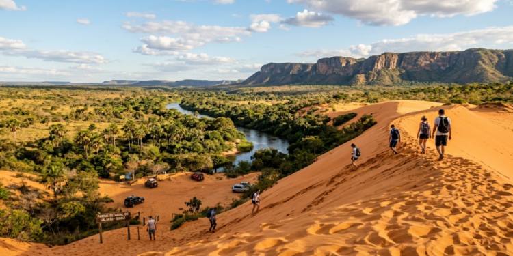 No “Deserto das Águas”, no Tocantins, mais de 20 nascentes escondem águas onde é impossível afundar