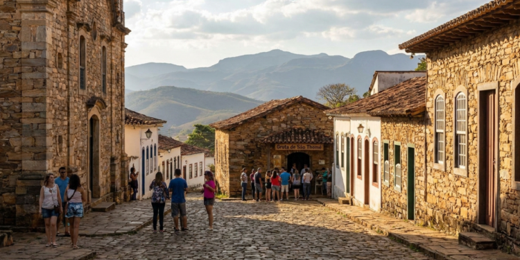 A pequena vila nas montanhas onde quartzos a 1.440 metros encantam turistas de todo lugar