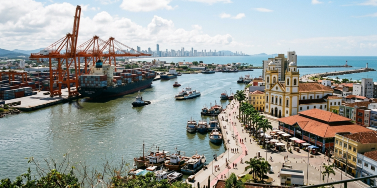 Cresce 44% o número de brasileiros indo viver na cidade do 2º maior porto do Brasil, PIB per capita de R$ 182 mil e o 4º m² mais caro do país em 12 anos se tornando a nova joia catarinense