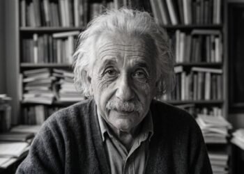 Frase de Albert Einstein sobre imaginação: “A imaginação é mais importante que o conhecimento.”