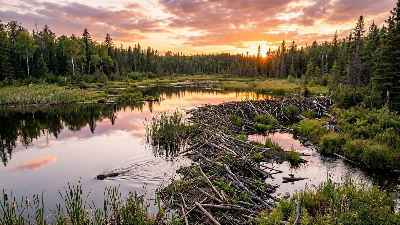 A habilidade inacreditável dos castores que surpreendeu os biólogos e revela verdadeiros engenheiros na construção de represas naturais