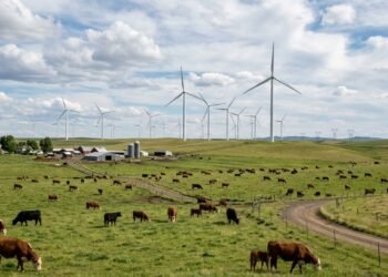 Um vaqueiro do Kansas instalou 50 turbinas eólicas em seu rancho de 7.000 acres e transformou o vento em sua fonte de renda mais confiável, vendendo eletricidade para milhares de residências.