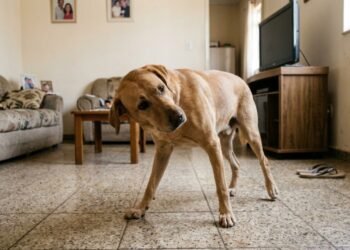 Veterinário explica por que o cachorro fica andando em círculos dentro de casa