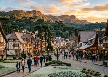 A pequena cidade do interior de SP que parece a Suíça, tem clima frio e gastronomia nas montanhas