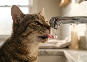gatos preferem água corrente
