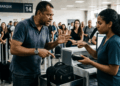 Ao embarcar em uma viagem nacional, Felipe foi impedido de levar sua mala de mão na cabine, mesmo estando dentro dos limites de peso (10 kg) e dimensões regulamentados; a empresa aérea exigiu o pagamento de taxa de despachante na porta do avião