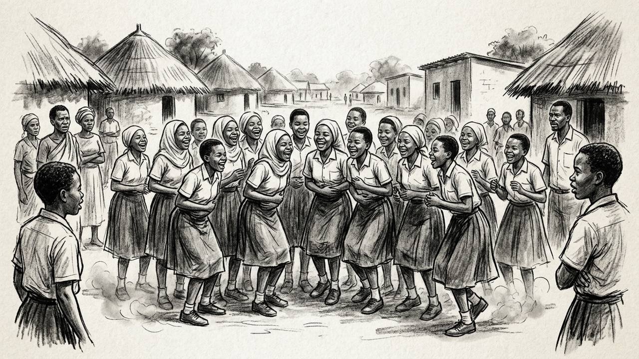 A histeria coletiva bizarra que começou em uma escola, contagiou milhares de pessoas e causou uma epidemia incontrolável de risos na África