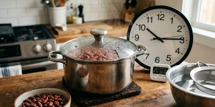 Como fazer o demolho rápido do feijão em 1 hora