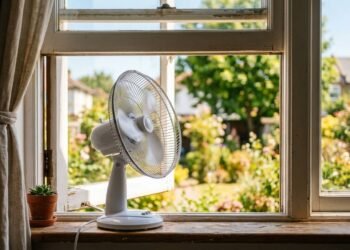 Direcionar o ventilador ligado direto para a janela: para que serve o truque físico como exaustor para retirar o calor e refrescar as paredes do quarto