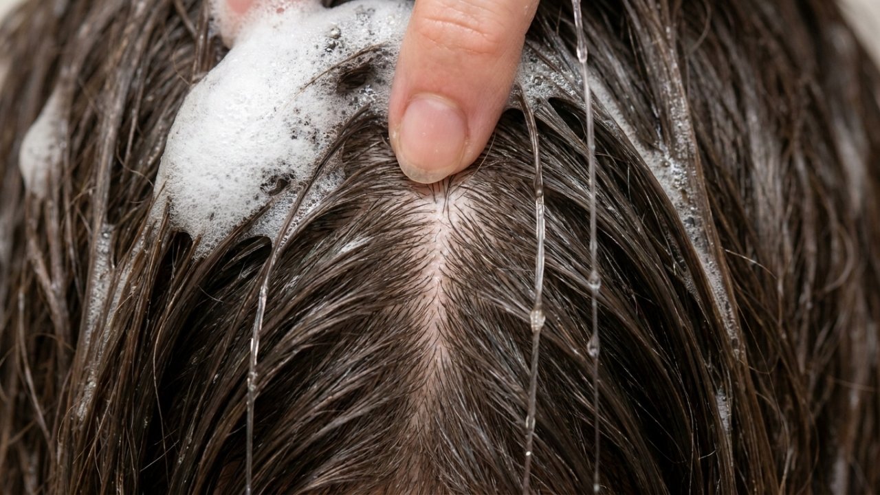 Onde aplicar shampoo para evitar o ressecamento