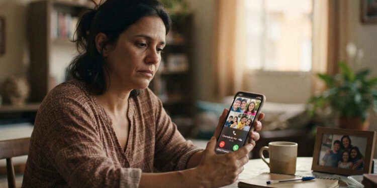 Tenho 44 anos e percebi que mando fotos dos meus filhos para minha mãe como envio atualizações no trabalho, com frequência, com carinho e sem nunca perguntar o que aconteceu na semana dela