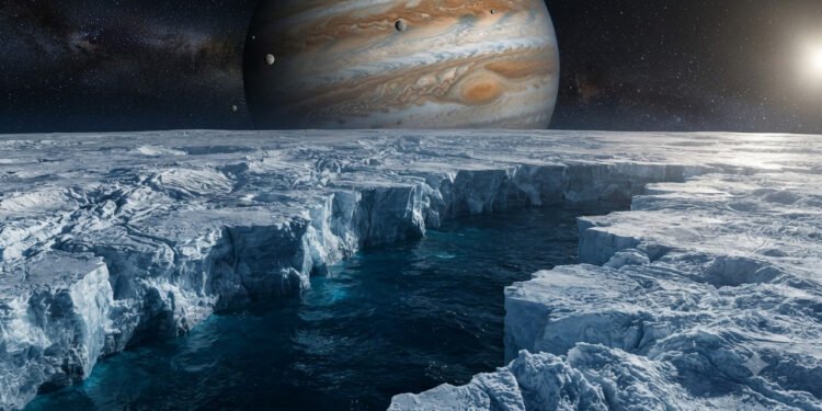 Europa chama atenção por guardar um oceano profundo aquecido por Júpiter